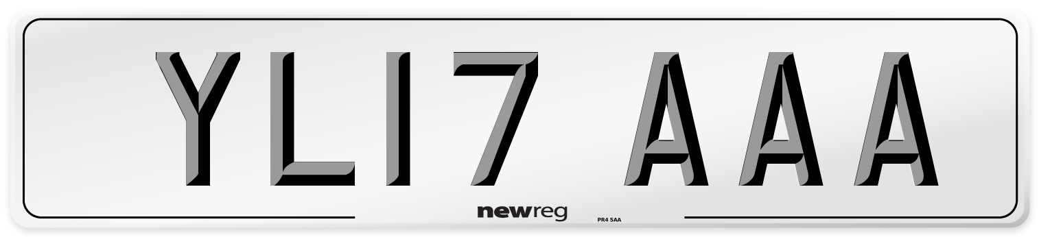 YL17 AAA Number Plate from New Reg